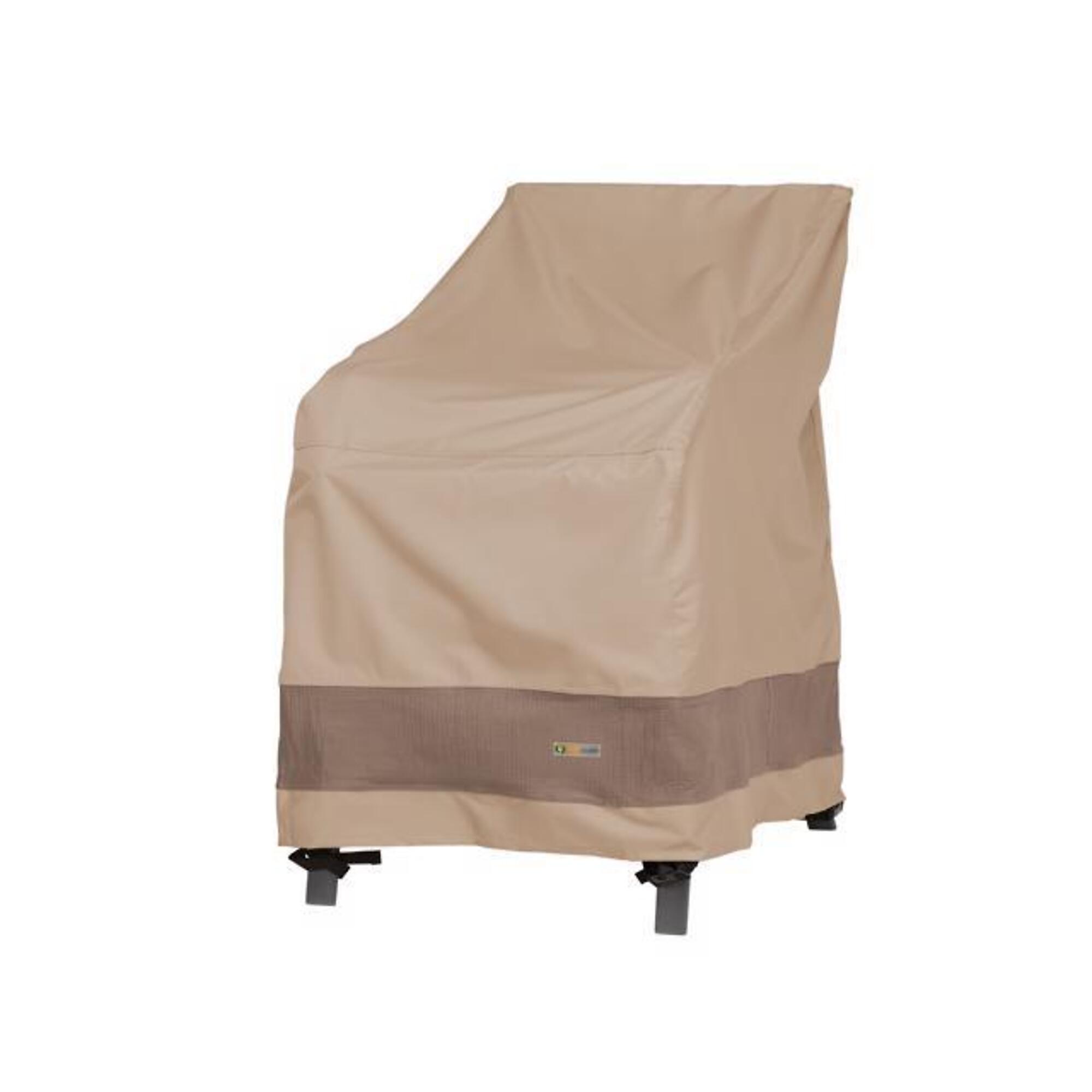 Classic Accessories, Elegant Stackable Chr Cover, Cover Type Patio Chair, Primary Color Tan, Primary Material Polyester, Model# LCH283049